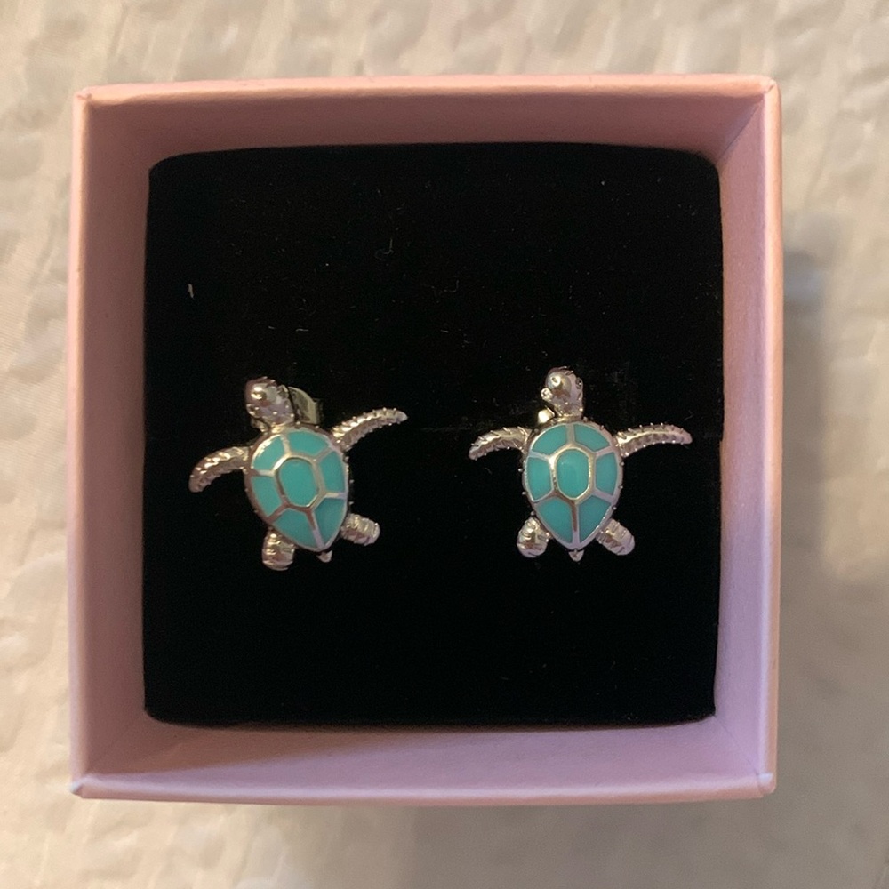 Turtle stud earrings: Brand NEW